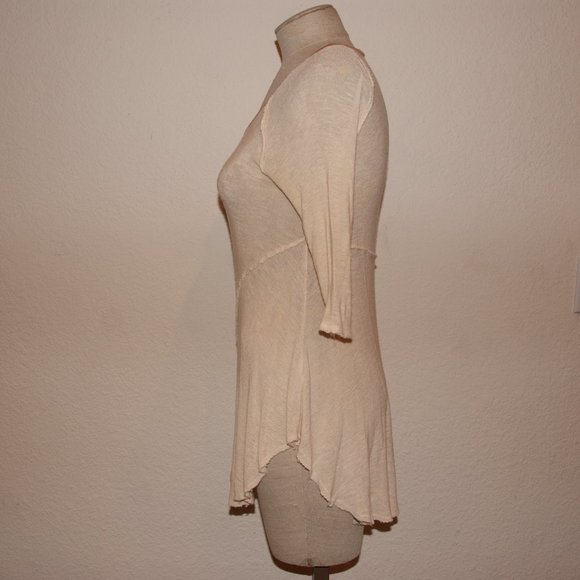 221 FREE PEOPLE Tea Weekends Layering Tee Tunic sz XS - Picture 9 of 13